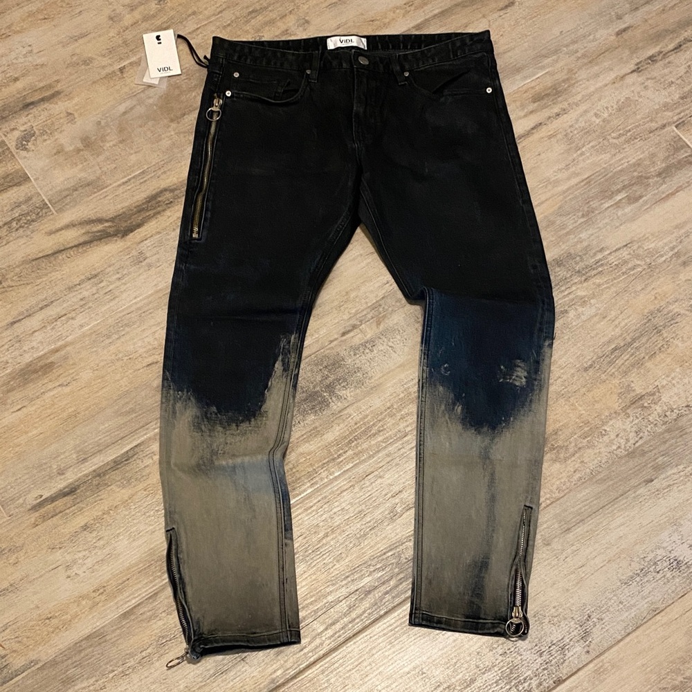 VIDL Las Angeles Men's Black Skinny Jeans